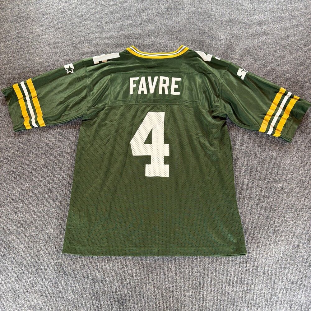 VTG 90s Starter Green Bay Packers Brett Favre Jersey Sz L NFL